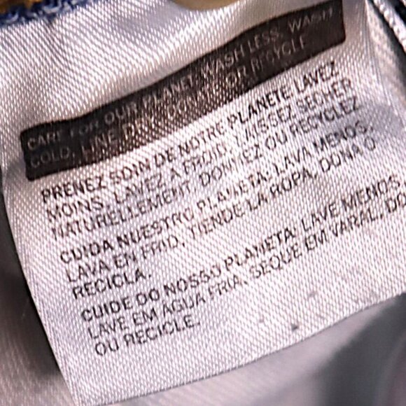 LEVIS 550 31x32 *FLAWED* Acid Wash Light Blue Denim Jeans Classic Distressed Y2K - Picture 13 of 14